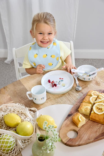 Set van 5 slabbetjes - Happy Fruits Lemon